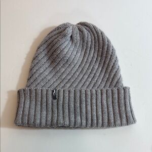Kjus Women Twill Gray Knit Beanie OS